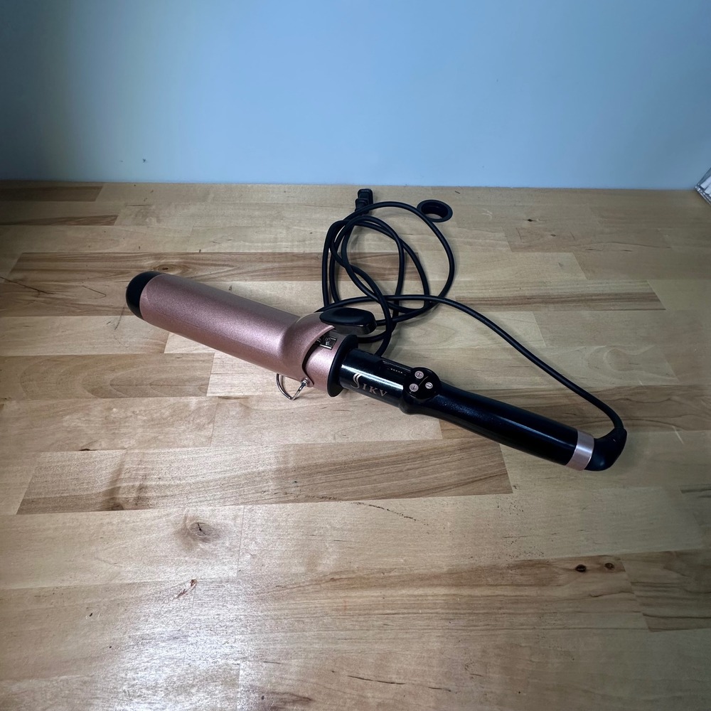 SIKV 2"‎ Diameter Large Barrel Ceramic Iron Rose Gold Professional Hair Styler